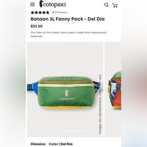 Cotopaxi Bataan 3L Fanny Pack